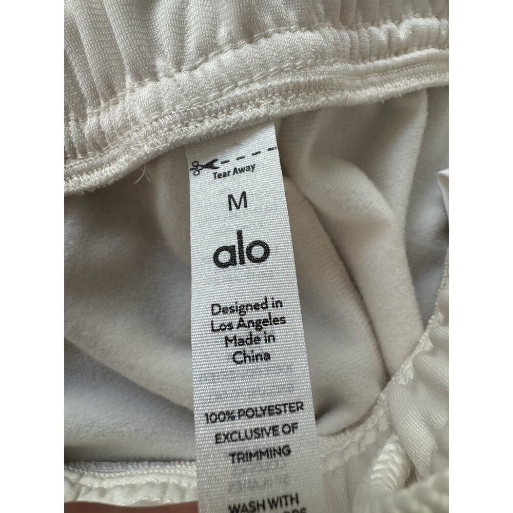 ALO Yoga Cream White Track Joggers - Picture 5 of 11